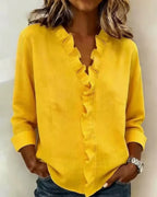 Blusa con volantes Inaya