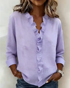 Blusa con volantes Inaya