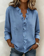 Blusa con volantes Inaya