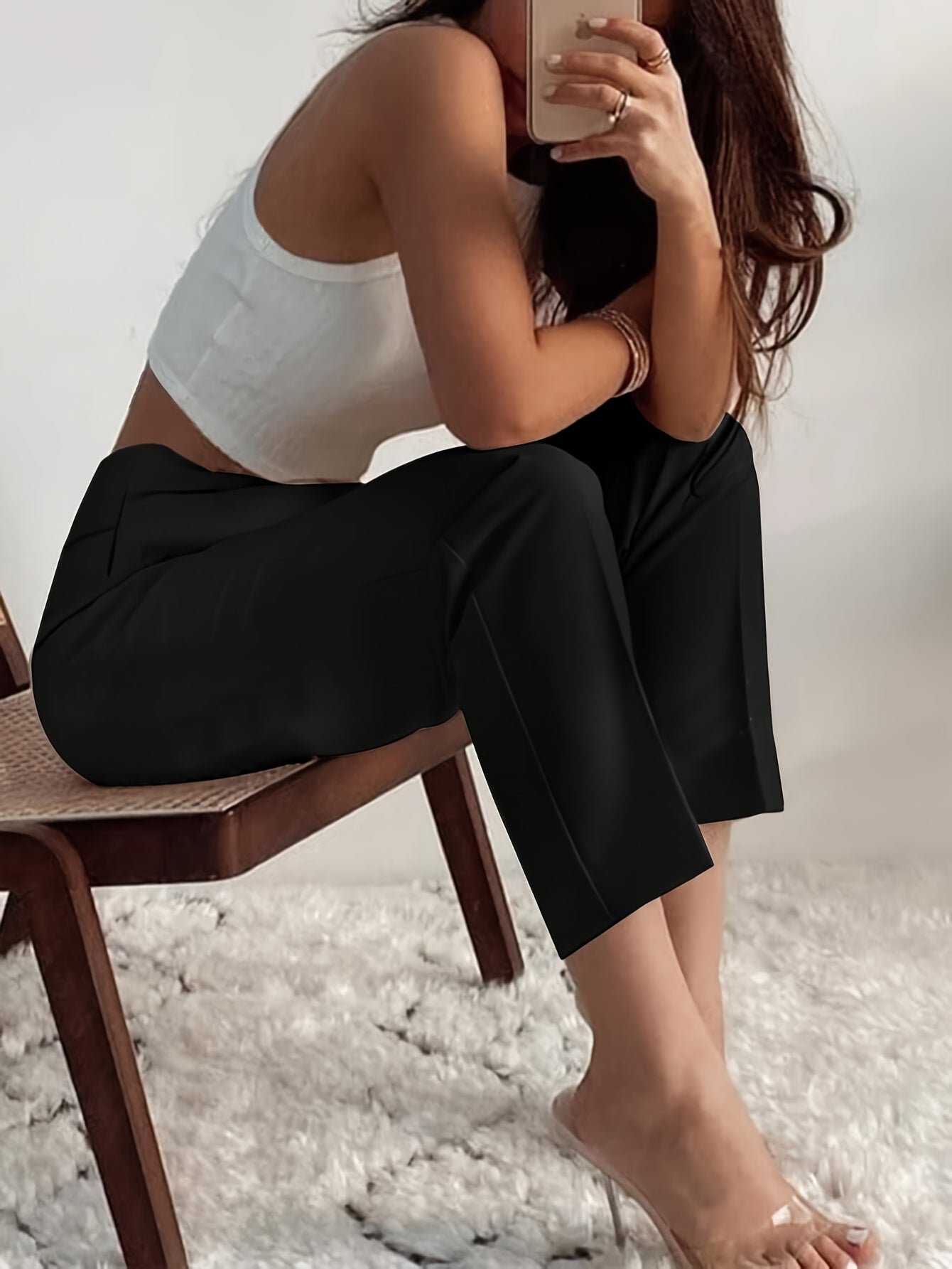 Pantalón de tiro recto Sofía