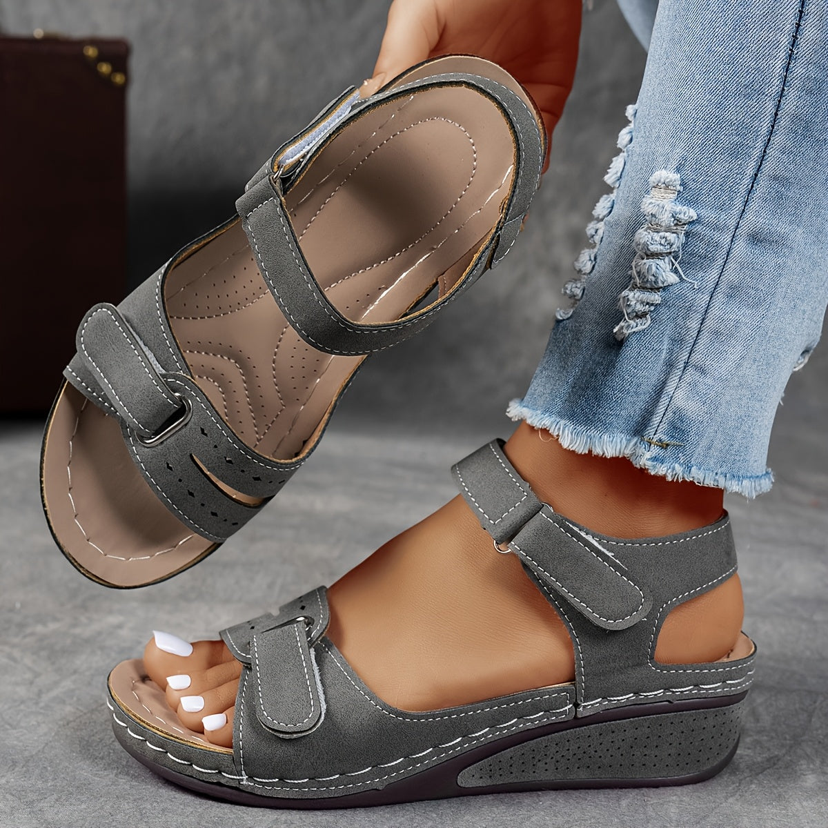 Sandalias de cuña Célima