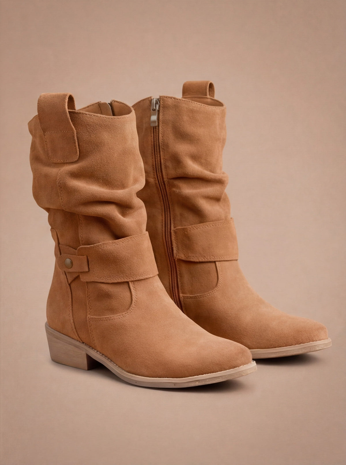 Dalia | Botas cómodas efecto ante