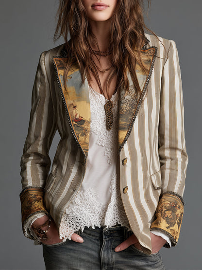 Blazer de rayas Suzanne