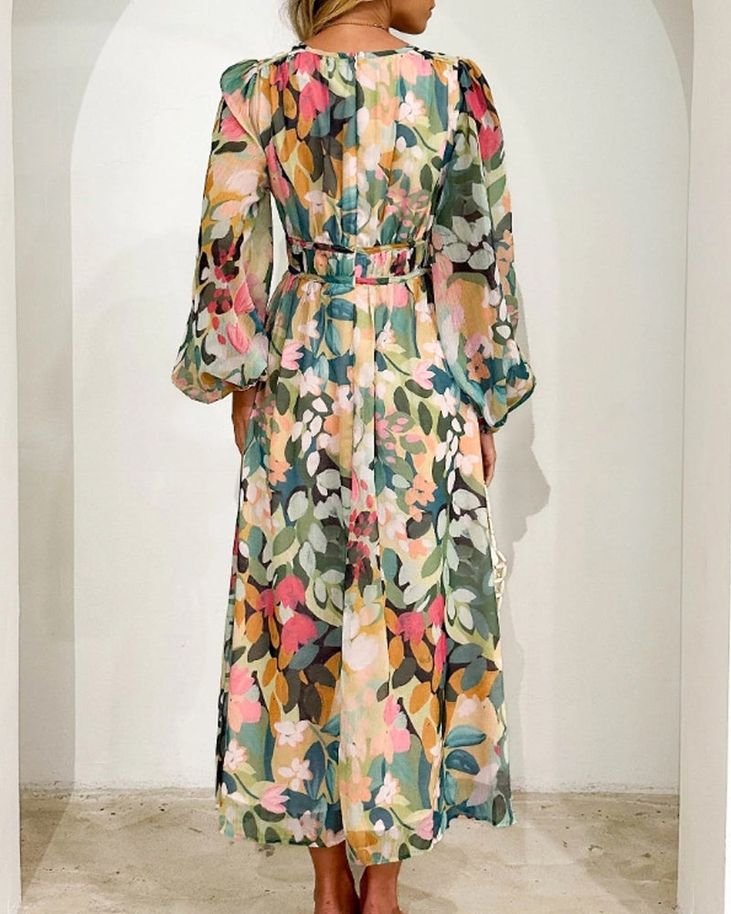 Vestido floral Celine