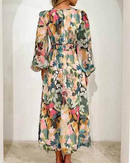 Vestido floral Celine