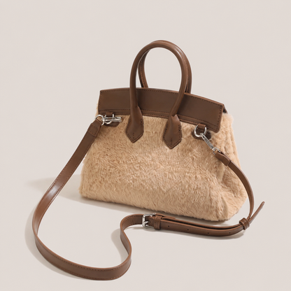 Bolso tote de peluche Flavia