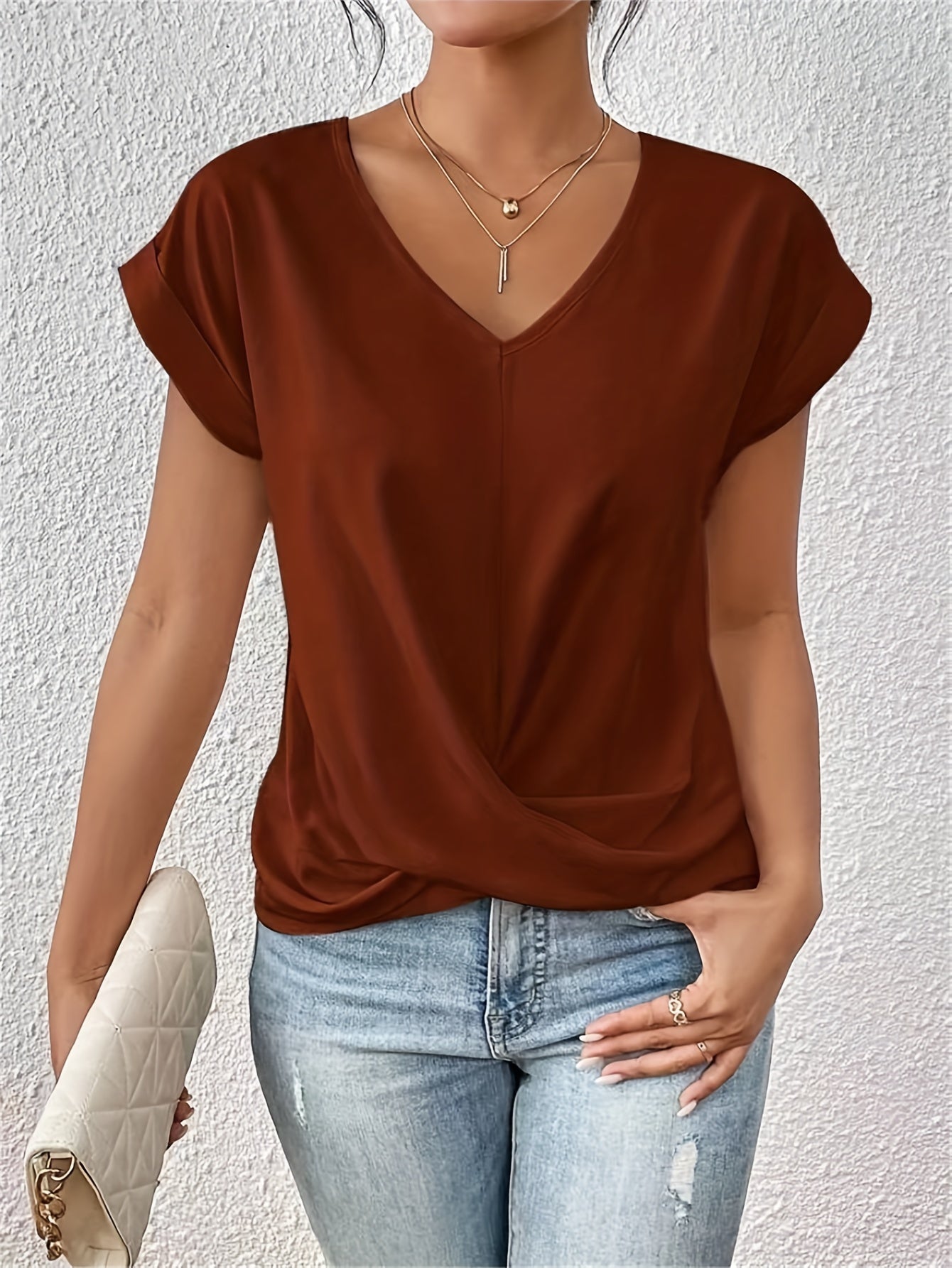 Camiseta escote corazón Carmen