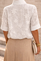 Blusa cuello alto Greta