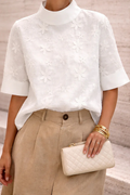 Blusa cuello alto Greta