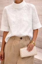Blusa cuello alto Greta