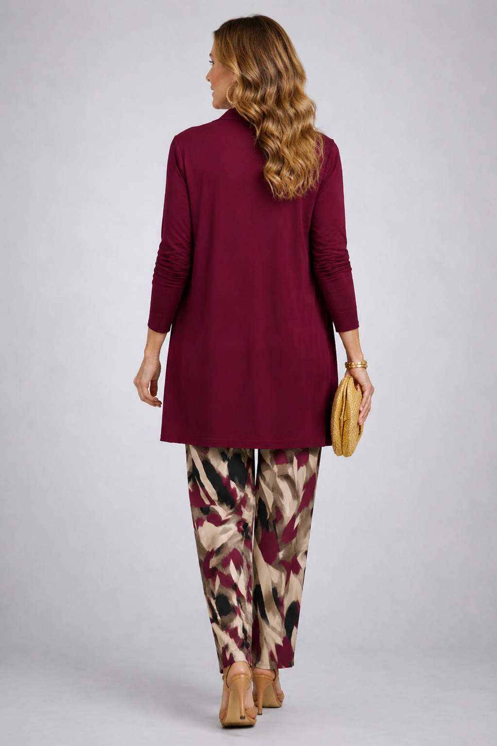 Fiamma | Conjunto de mujer 3 piezas morado