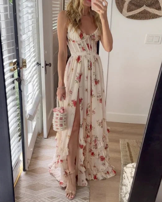 Vestido floral romántico Scarlett
