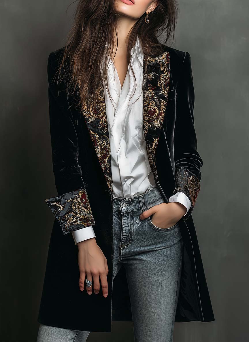 Blazer barroco Léontine