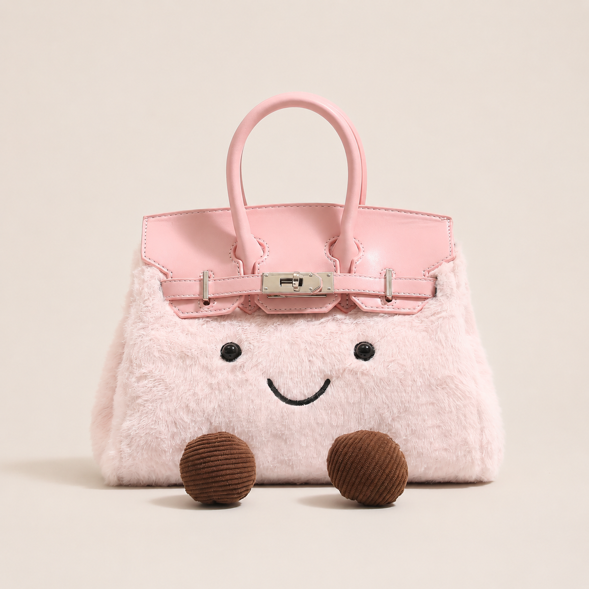 Bolso tote de peluche Flavia