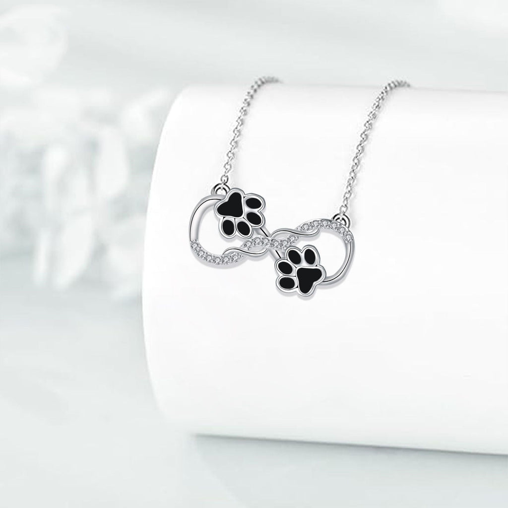 Collar de infinito con circonita