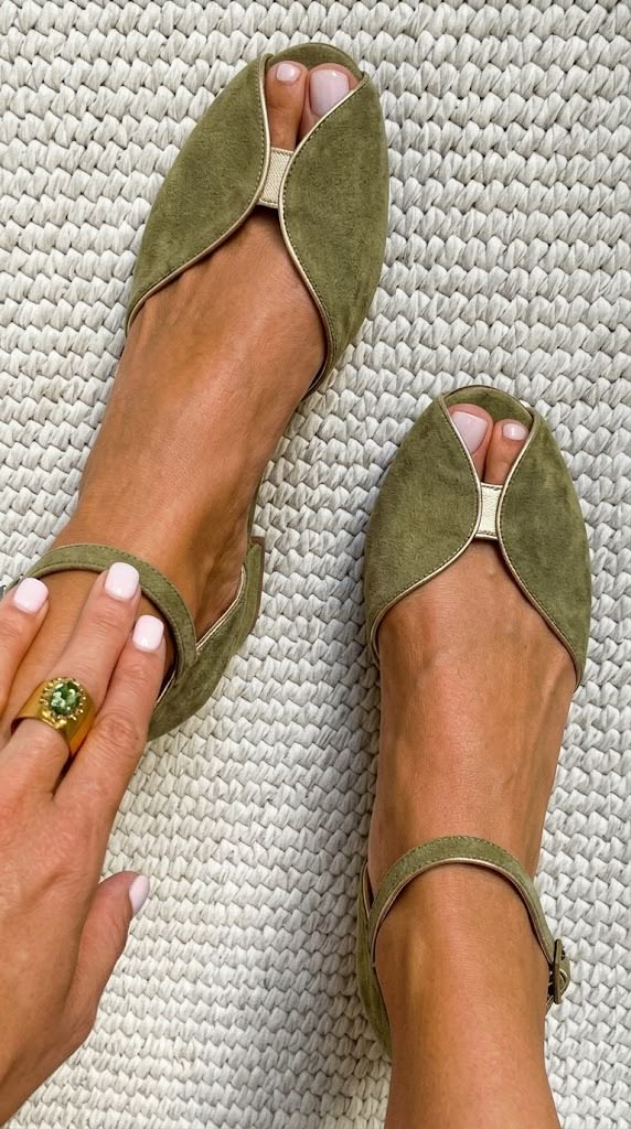 Bailarinas peep toe Olivia