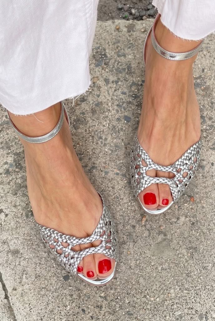 Sandalias planas trenzadas Isadora