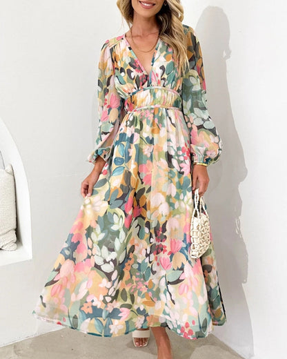 Vestido floral Celine