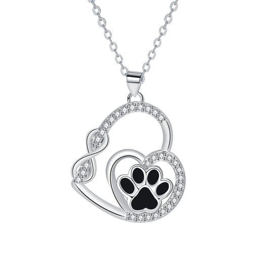 Collar de infinito y huella