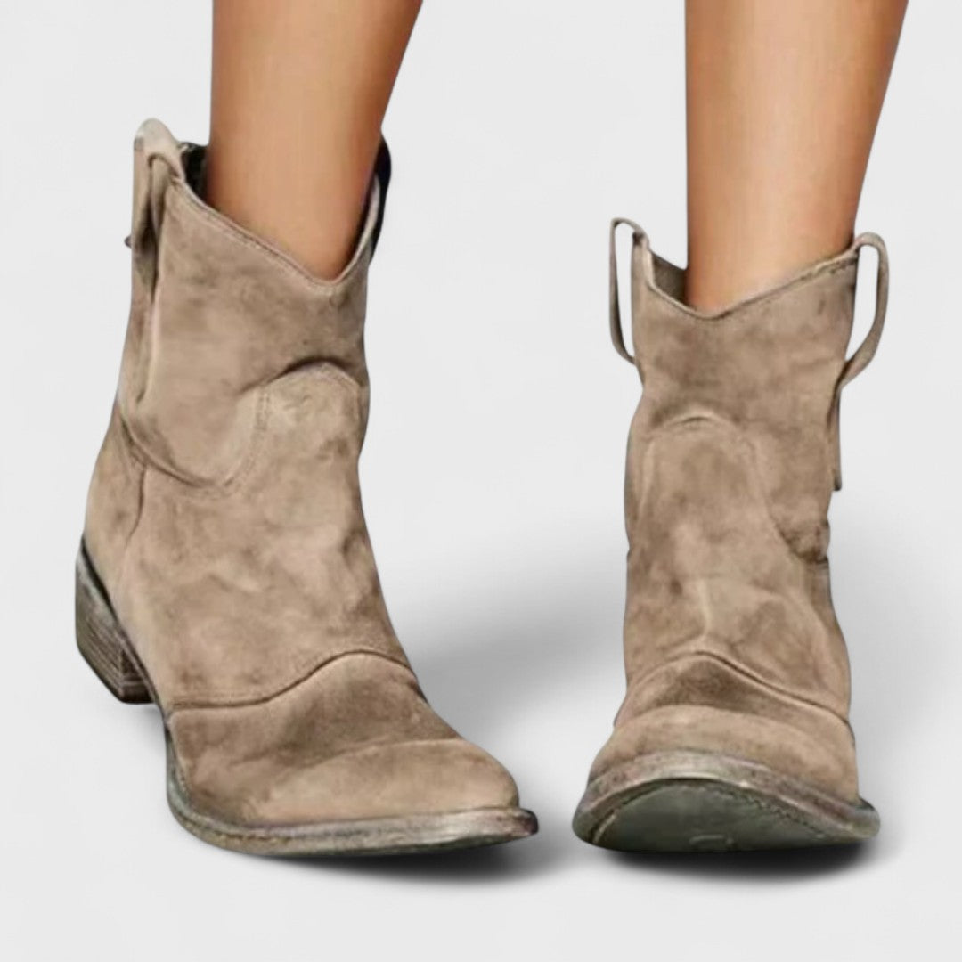 Vilma | Botines camperos con tacón ancho