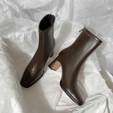 Ermelinda | Botines de tacón estilizado con cremallera