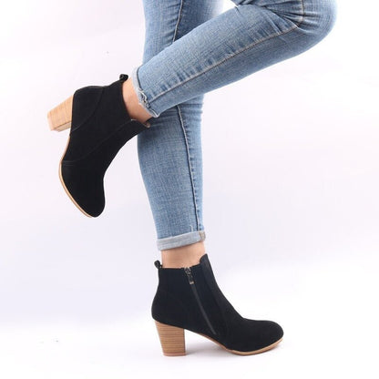 Amaranta | Botines confort con tacón ancho