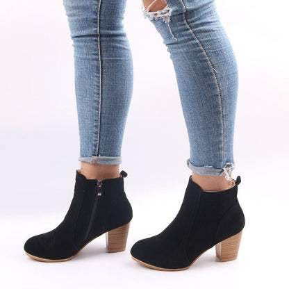 Amaranta | Botines confort con tacón ancho