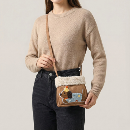 Bolso bandolera bordado Lina