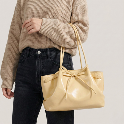 Bolso tote con lazo Franca