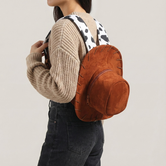 Bolso de ante western Fortunata