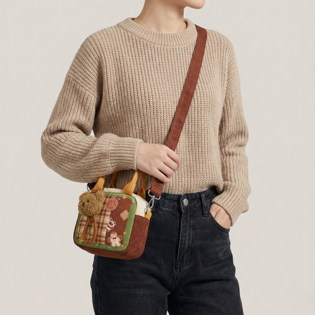 Bolso bandolera de ositos Tullia