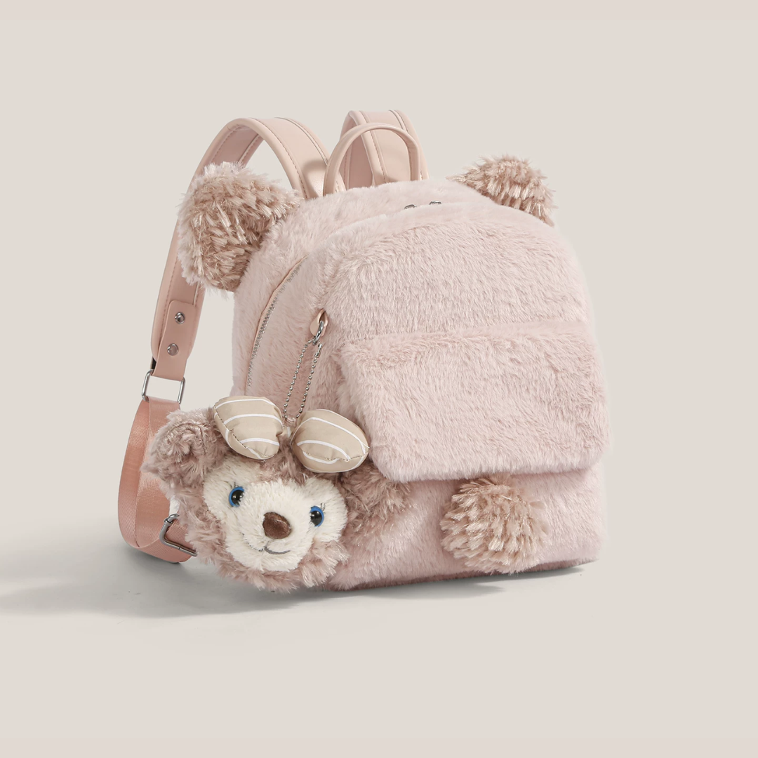 Mochila compacta de peluche Iride