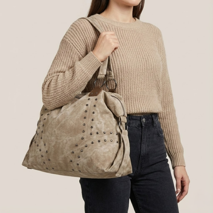 Bolso tote con tachuelas Annetta