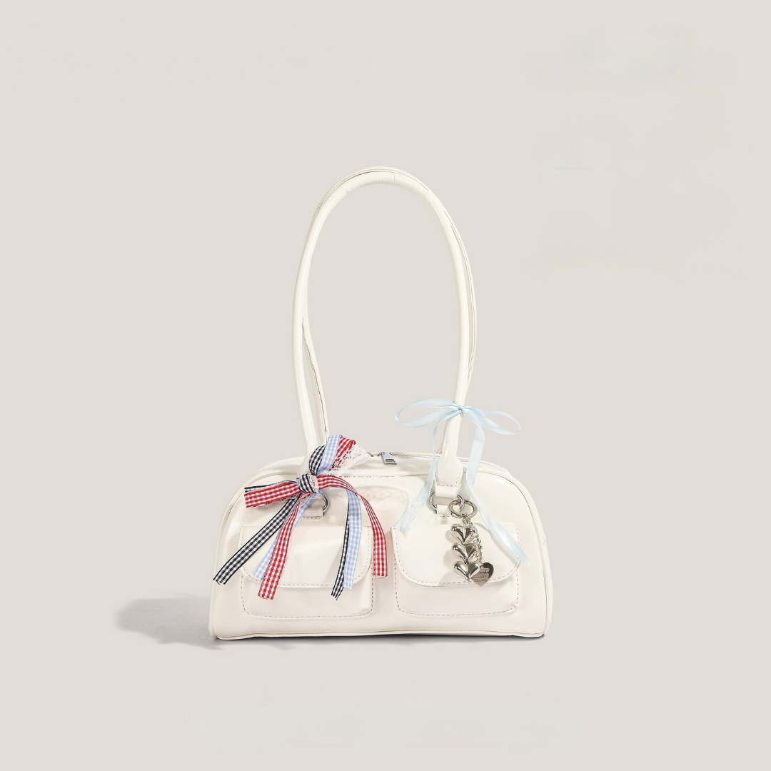 Bolso tote brillante Delfina