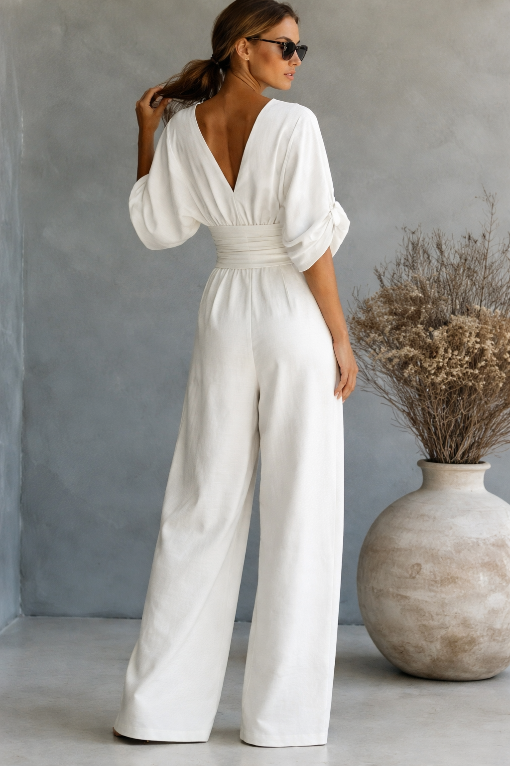 Vega | Mono elegante de pernera ancha