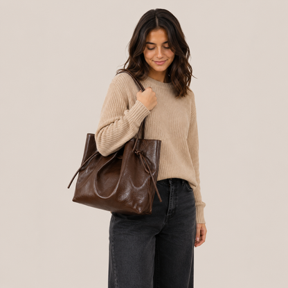 Bolso tote fruncido Marisa