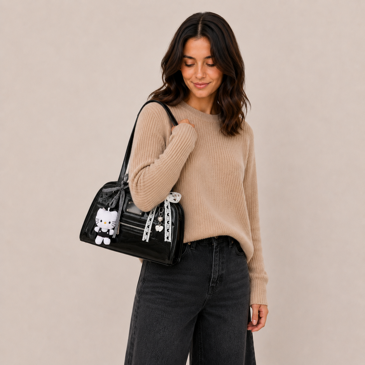 Bolso de mano estructurado Clelia