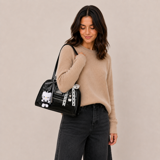 Bolso de mano estructurado Clelia