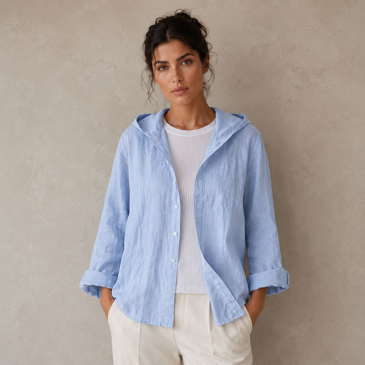Blusa con capucha Olena