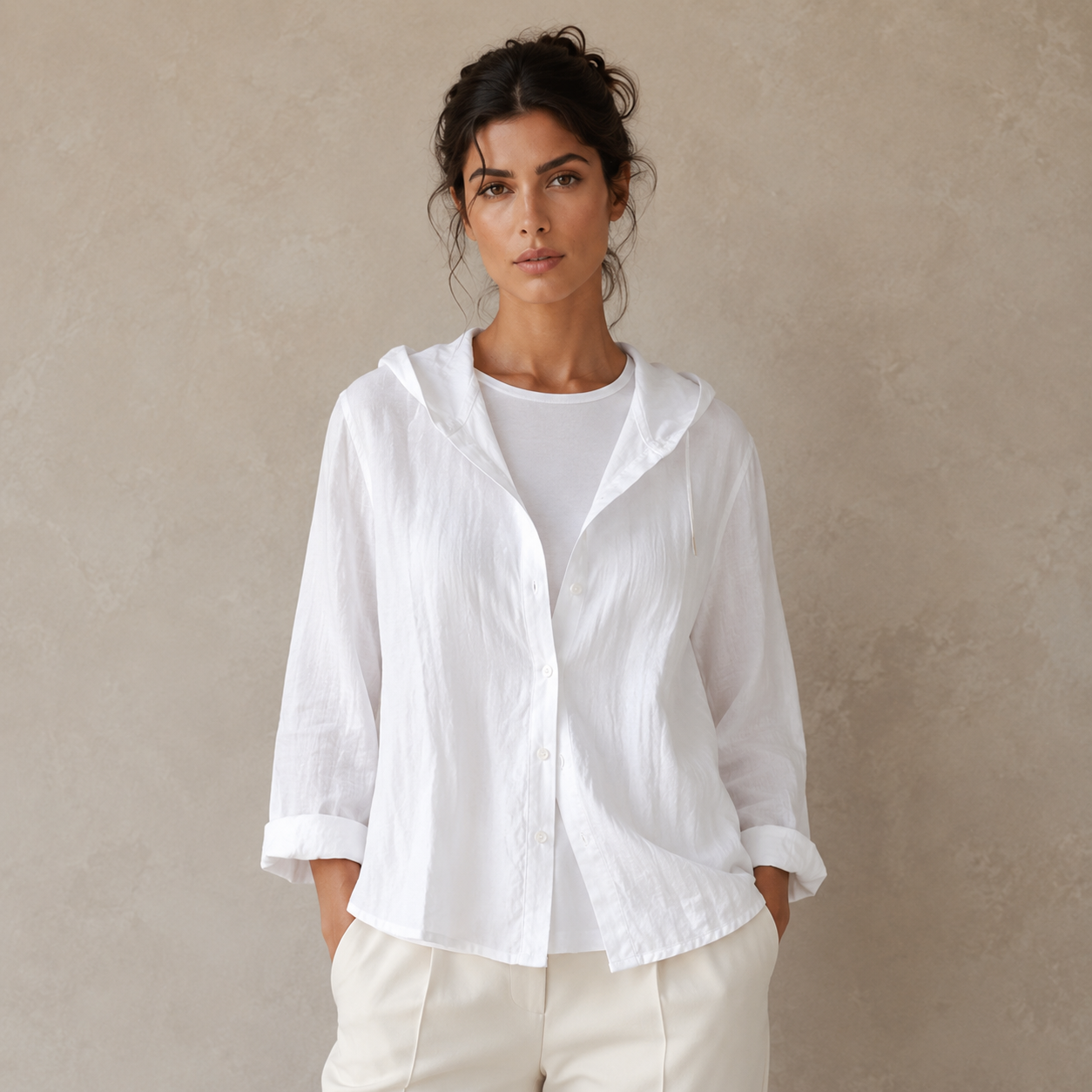 Blusa con capucha Olena