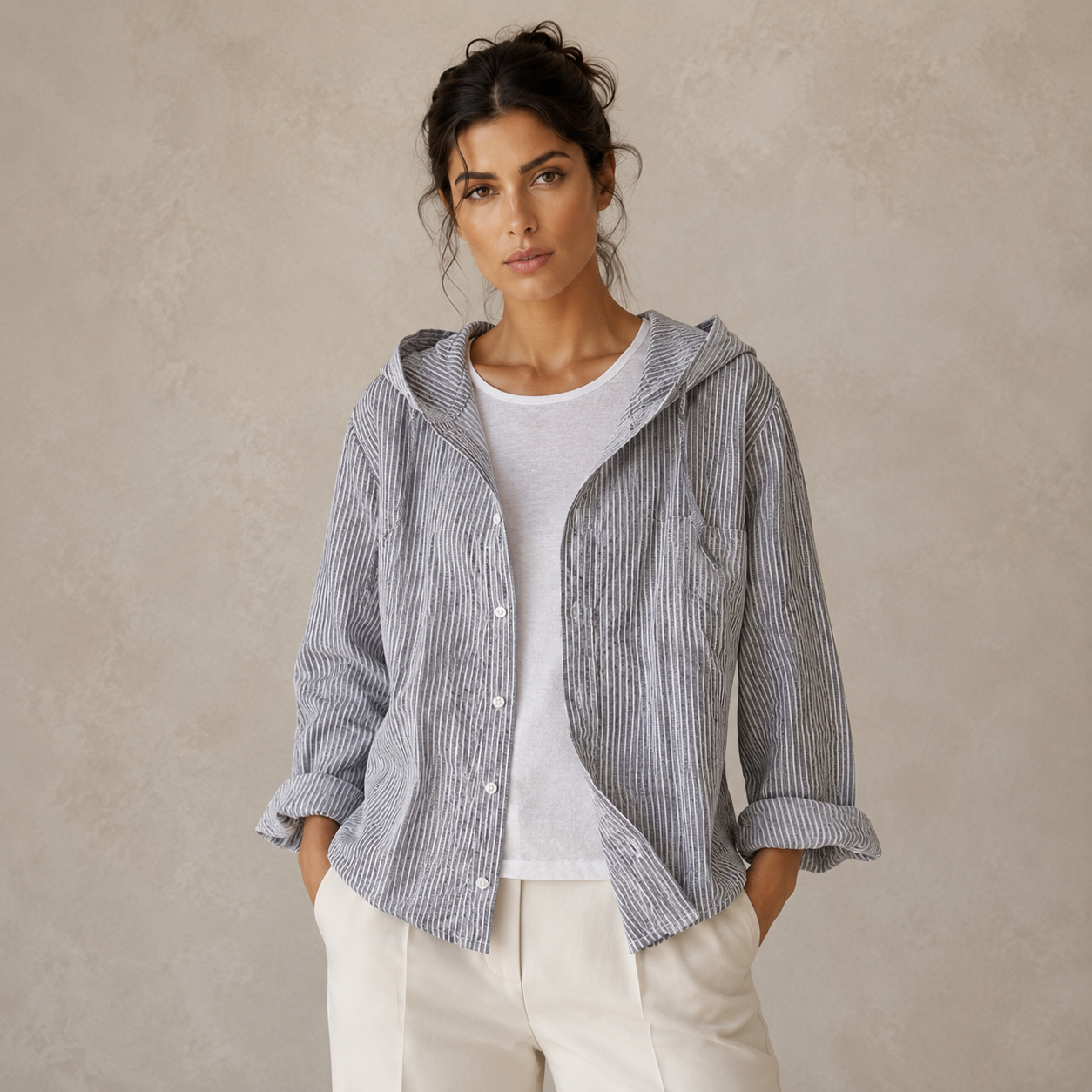 Blusa con capucha Olena