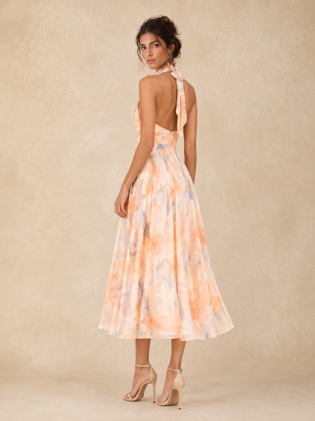 Vestido cuello americano Aurora