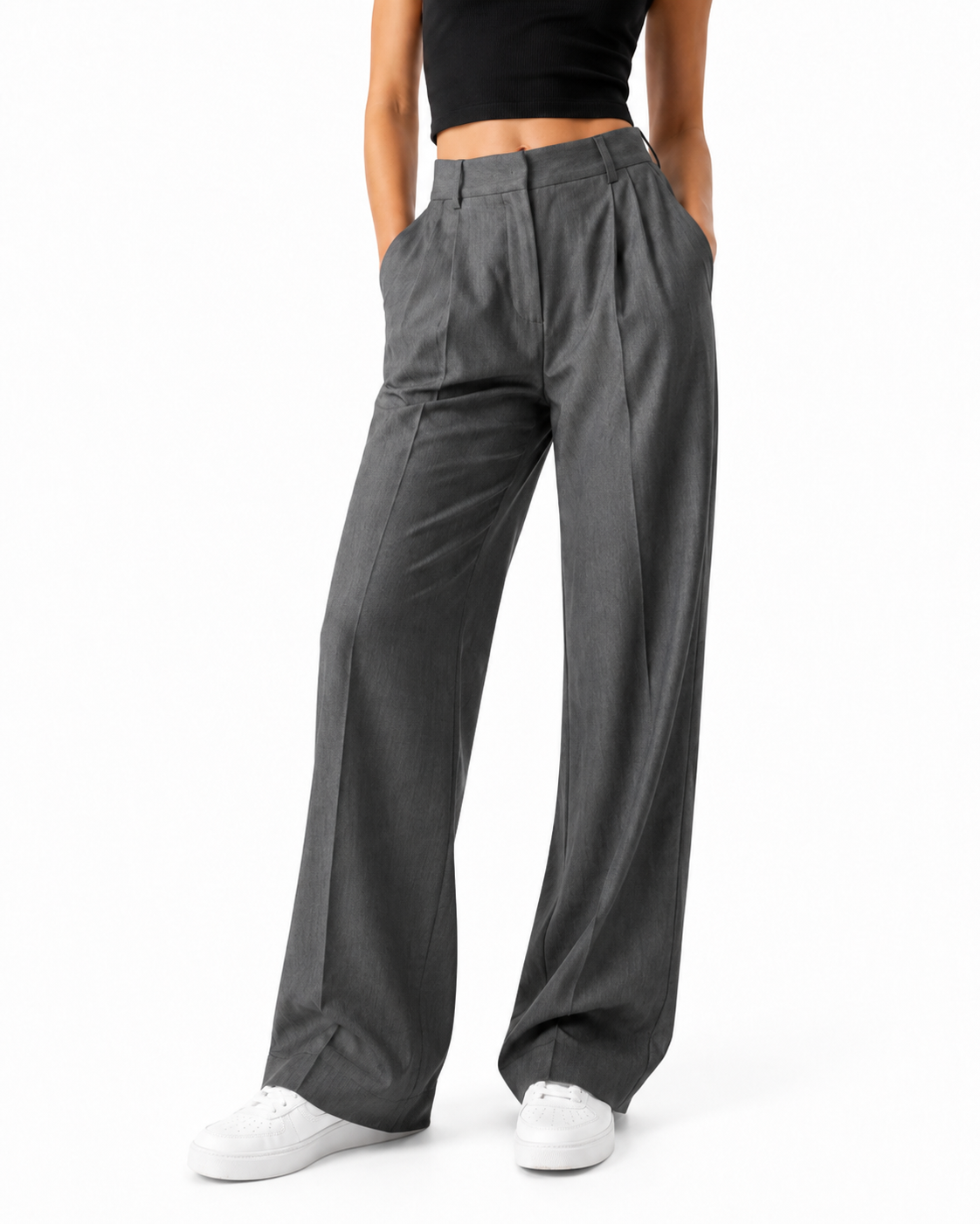 Pantalones rectos ancho Margarita