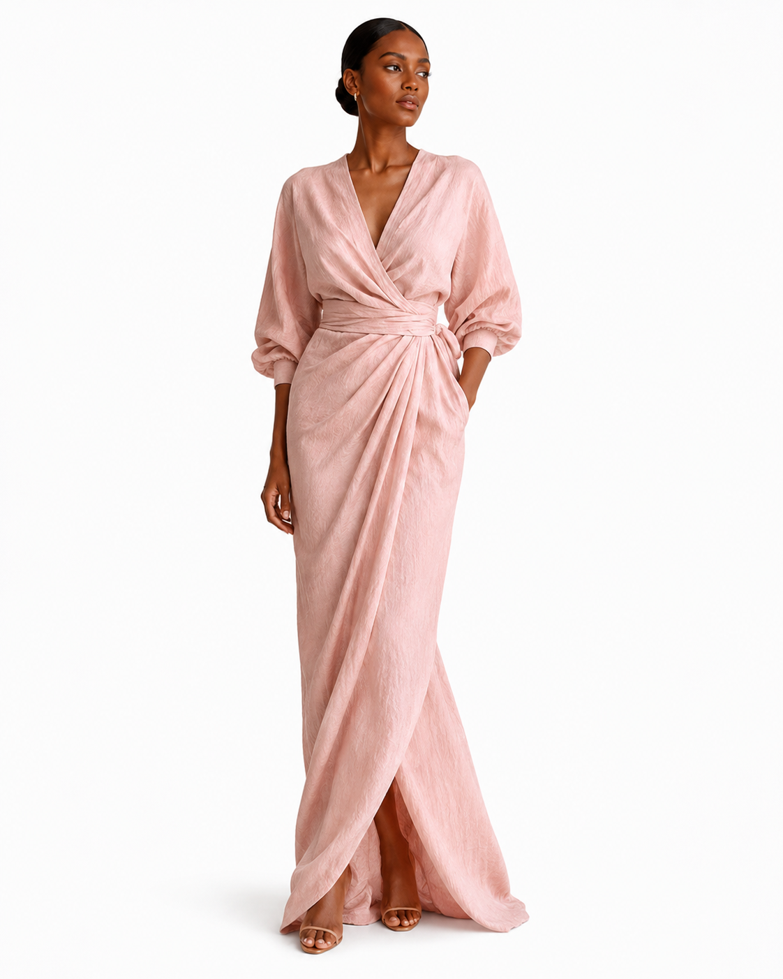 Vestido largo minimalista Alba