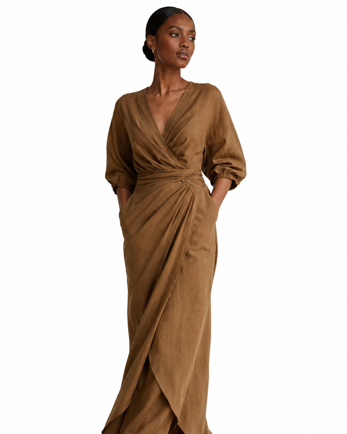 Vestido largo minimalista Alba