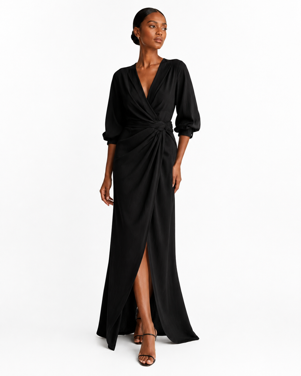 Vestido largo minimalista Alba — vista 9