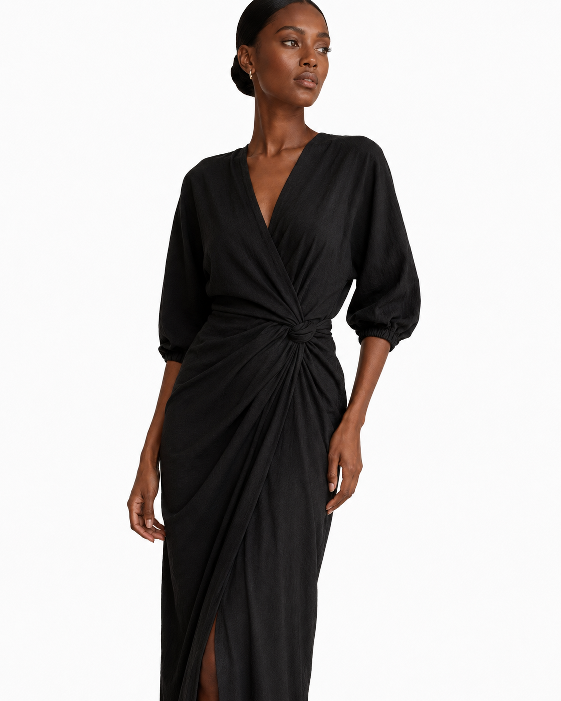 Vestido largo minimalista Alba