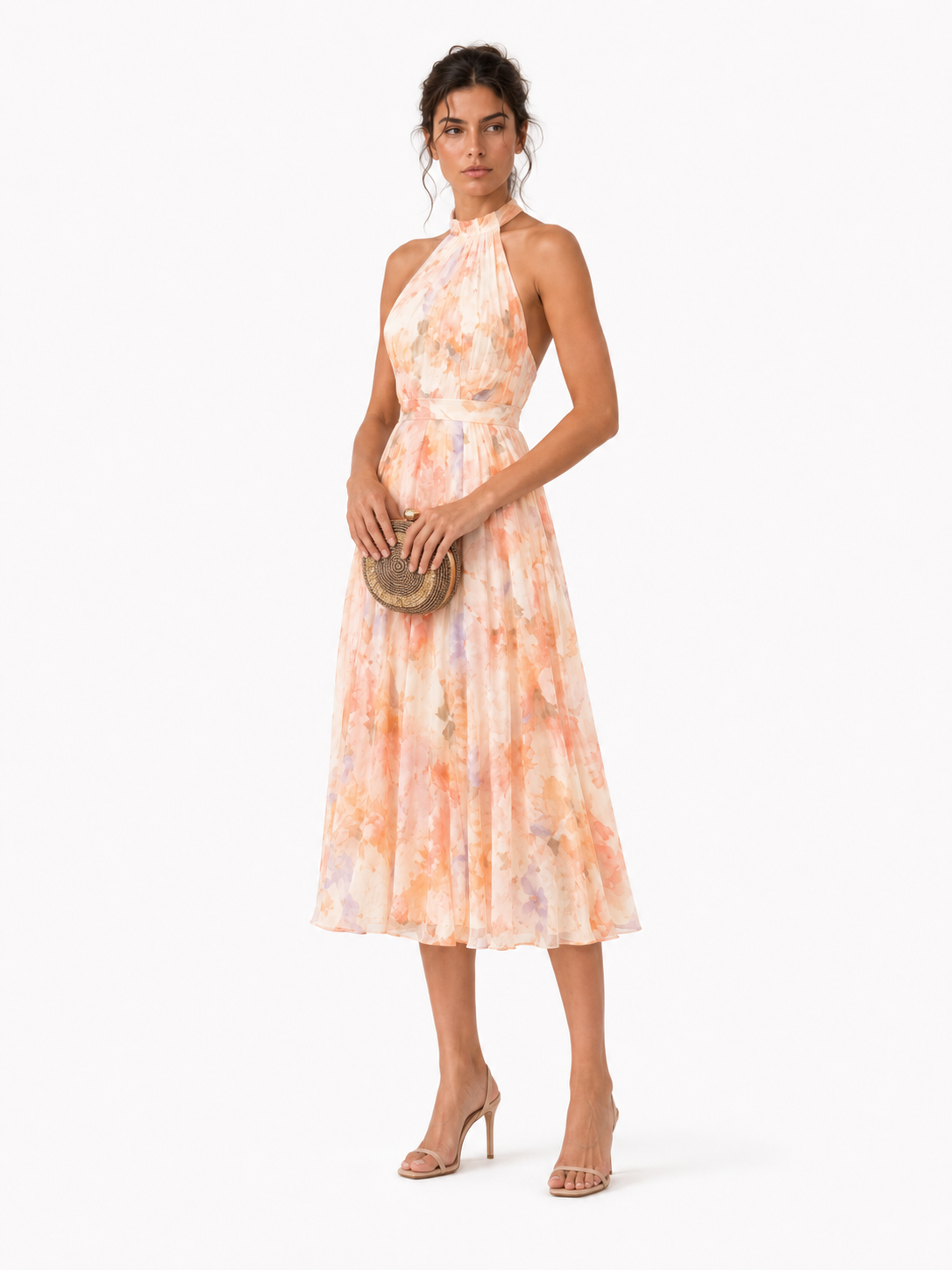 Vestido cuello americano Aurora