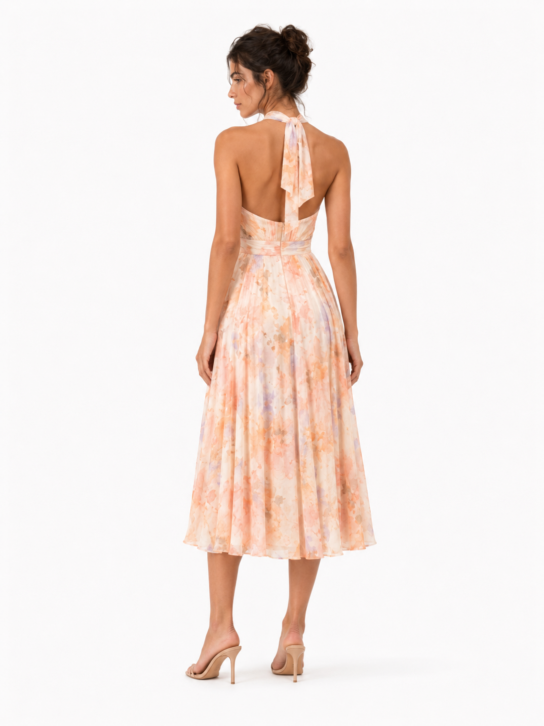 Vestido cuello americano Aurora