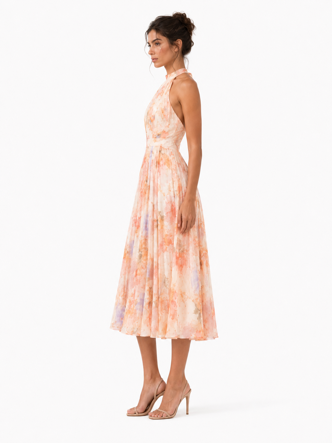 Vestido cuello americano Aurora